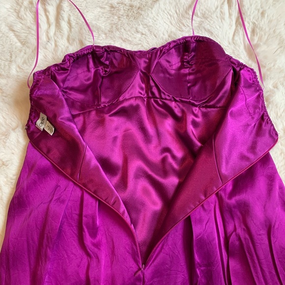 Y2K Cache Silk Slip Dress - Picture 5 of 5